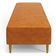 Kit 02 Puffs Decorativo Sala de Estar Bali W01 Pés Palito 170x60cm Couríssimo Canela - Lyam Decor