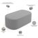 Puff Decorativo Orgânico Para Living Quarto 100cm Doha W01 Bouclê Cinza - Lyam Decor