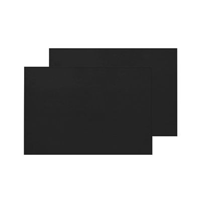 Jogo Americano Preto Personalizavel Giz Lousa Dupla Face 6un
