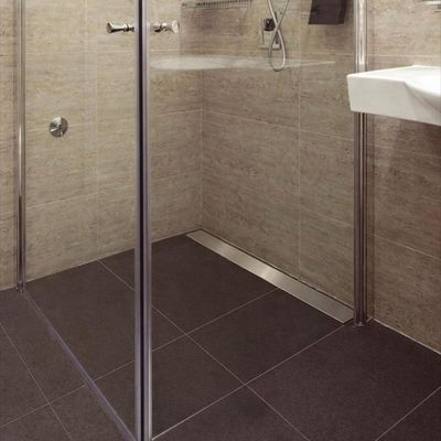 Ralo Grande Aço Inox para Banheiro 100cm New Slim Tramontina Escoar Água Lavanderia