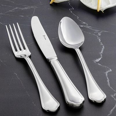 Faqueiro Aço Inox Saint James Florence 130 Peças com Design Atemporal...