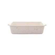 Refratário em cerâmica Wolff Mist 29x17x7cm branco matte