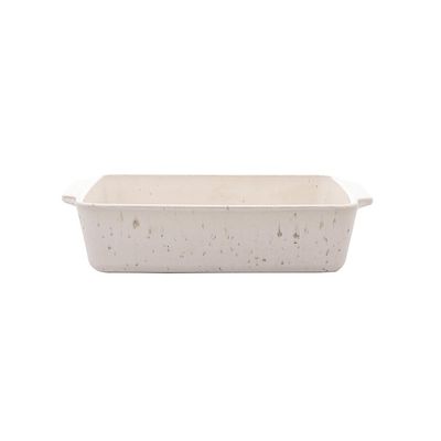 Refratário em cerâmica Wolff Mist 29x17x7cm branco matte