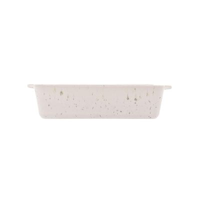 Refratário em cerâmica Wolff Mist 29x17x7cm branco matte