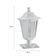 Kit 6 Balizadores Luminárias de Jardim Branco 31cm Clássico Alumínio Lente Fosca Grega Dital