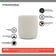 Poltrona Com Namoradeira E Puff Orgânico Mavi Bouclê Creme - Desk Design