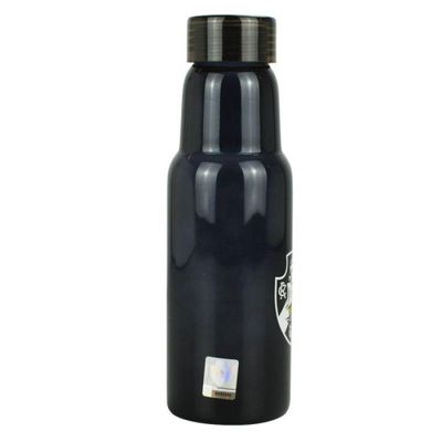 Garrafa de Vidro Preta Escudo Vasco 500ml Oficial