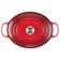 KIT LE CREUSET PANELA OVAL 31CM E FRIGIDEIRA SKILLET 23CM VERMELHO