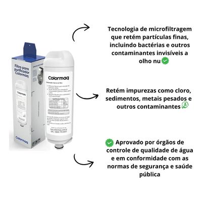 Filtro Refil Purificador Colormaq Acqua - Original