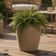 Kit 2 Vasos Decorativo Egípcio Flor 39cm Tramontina Polietileno Granito Areia Jardim Varanda