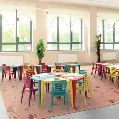 Cadeirinha Infantil de Plástico Tramontina Sofia Amarelo Cadeira para Crianças Brincar Estudar