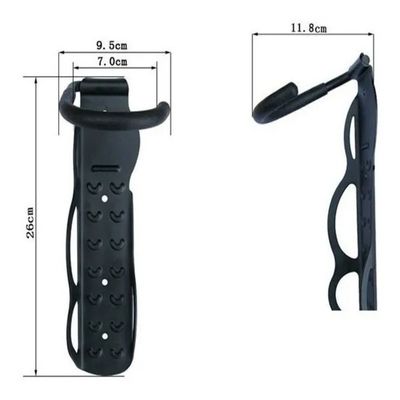 Suporte de parede Para pendurar Bicicleta apoio da roda Bike Preto