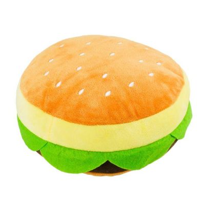Pelúcia Em Formato De X-Salada Hamburger 11 x 20cm