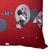 Par de Fronha KazzaVip Malha 100% Algodão Disney Estampada Minnie Feliz Red 48cmx68cm Vermelho