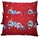 Par de Fronha KazzaVip Malha 100% Algodão Disney Estampada Minnie Feliz Red 48cmx68cm Vermelho