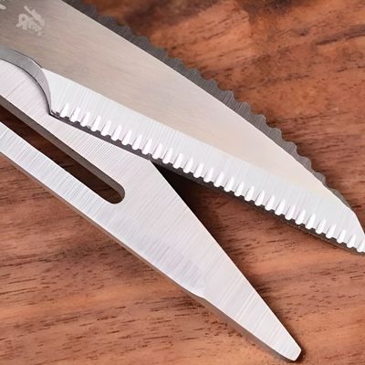 Tesoura de Cozinha Multifuncional Cortador Abridor Escamas Descascador