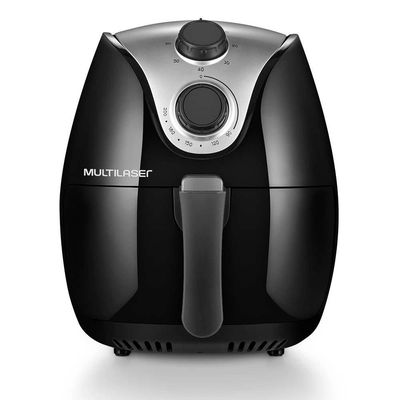 Fritadeira AirFryer Multilaser familia 4litros original CE021 127v Preto