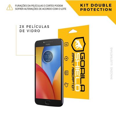 Película de Vidro Dupla para Motorola Moto E4 - Gorila Shield