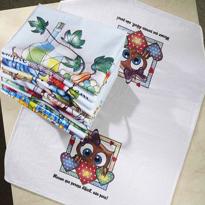 Pano De Prato Lomaer Sacaria 70cmx 90cm 02 Estampas Branco