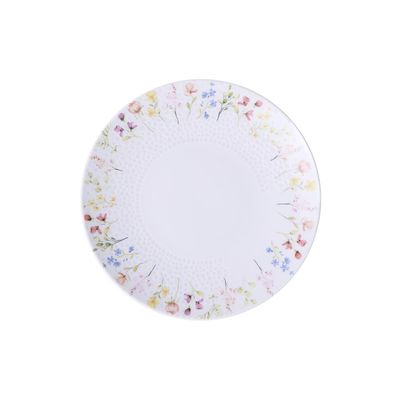 Prato Sobremesa Tramontina Artemis em Porcelana Decorada 21 cm