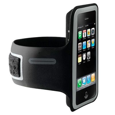 Braçadeira ArmBand Bolsa Esportiva de Braço para Eletrônicos e Celulares Único / Preto
