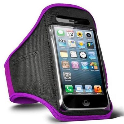 Braçadeira ArmBand Bolsa Esportiva de Braço para Eletrônicos e Celulares Único / Preto