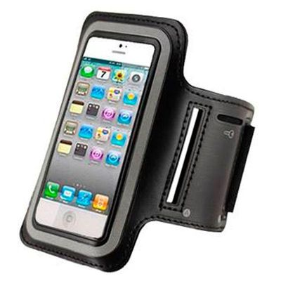 Braçadeira ArmBand Bolsa Esportiva de Braço para Eletrônicos e Celulares Único / Preto
