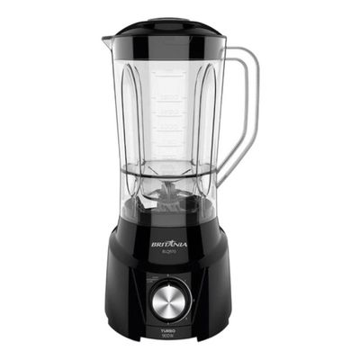 Liquidificador Portátil Britânia Turbo 2.6L Preto 110V Blq970