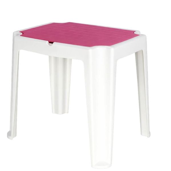 Kit 6 Mesinhas Infantis Tramontina Compartimento Organizador Mesa para Atividades Criança