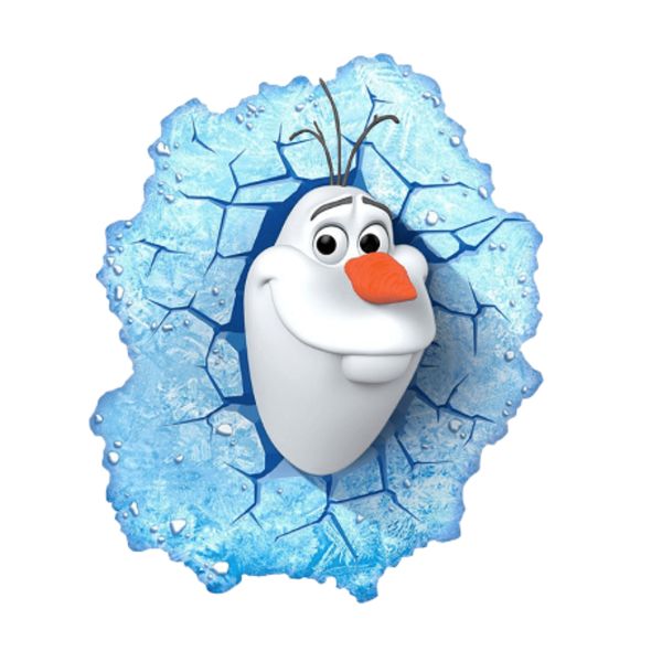 Luminária 3D Olaf Frozen - 3d Light Fx