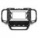 Central Multimídia 2 Din Mp5 Fiat Toro Câmera Moldura Bp