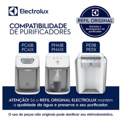 Filtro/Refil Original de Água para Purificador Electrolux PE11B/PE11X/PC41B/PC41X/PH41B/PH41X