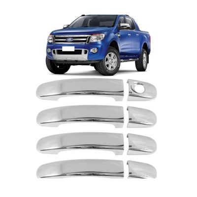Aplique Cromado Maçaneta Ford Ranger 2013 à 2022 4 Portas