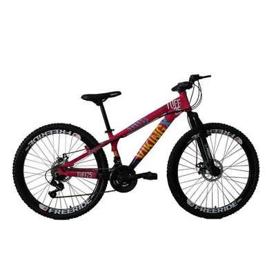 Bicicleta Tuff30 Freeride Aro 26 Freio a Disco Viking