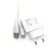 Kit Carregador Moto G5 S Plus com Cabo Micro Usb V8 Kingo Branco