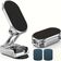 Suporte Magnético Dobrável Telefone Carro Metal Universal Móvel Montagem Magnética Respiradouro Ar Prateado