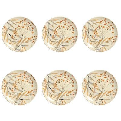 Conjunto Pratos Sobremesa 06 Peças Coup Ikebana Porto Brasil