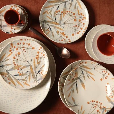 Conjunto Pratos Sobremesa 06 Peças Coup Ikebana Porto Brasil