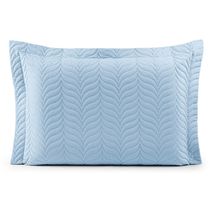 Porta Travesseiro Avulso 70cm x 50cm Com Debrum 1 Peça Paris Matelado  Percal 150 Fios 100% Algodão - Azul Motorista