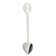 KIT 6 COLHERES PARA CAFÉ BUGATTI KISS CORAÇÃO EM INOX 437066