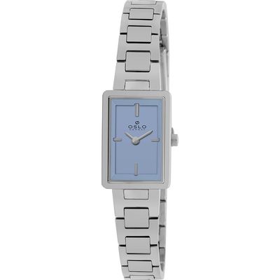 Relógio Oslo Feminino Ref: Olbsssvx0002 A1sx Slim Prateado Retangular