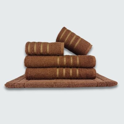 Jogo de Toalhas 15 pçs Coleção Montreal 100% Algodão RS+AZ+MR