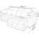 Sofá Retrátil Para Sala de Estar 3 Lugares 250cm Riza S03 Couro Soft Bege - Lyam Decor