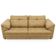 Sofá Retrátil Para Sala de Estar 3 Lugares 250cm Riza S03 Couro Soft Bege - Lyam Decor