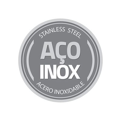 Chaleira com Apito em Inox e Cabo Preto 3L - Tramontina