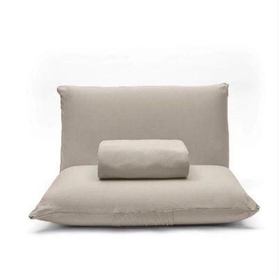Jogo de Cama Buettner Casal Malha Basic Liso 3  Peças Trigo