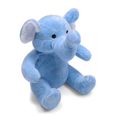 Manta e Bichinho Pelúcia Buettner Baby Microfibra Elefante Azul