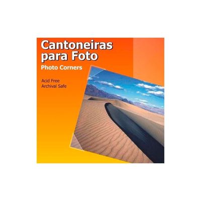 Cantoneiras Transparente Foto - 20 Blisters  156 unidades