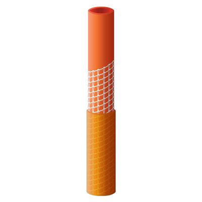 Mangueira Antitorção Multi ATS 1/2 polegada Tramontina Laranja em PVC 3 Camadas 25 m
