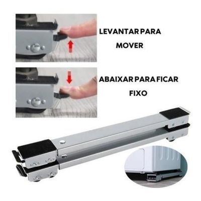 Suporte Geladeira, Fogão, Máquina Lavar Carrinho 200kg